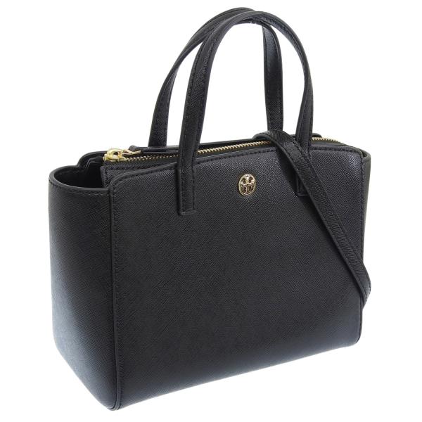 トリーバーチ バッグ レディース ショルダーバッグ 2way 斜めがけ アウトレット レザー ブラック MINI TOP ZIP TOTE 183709 001 TORY BURCH