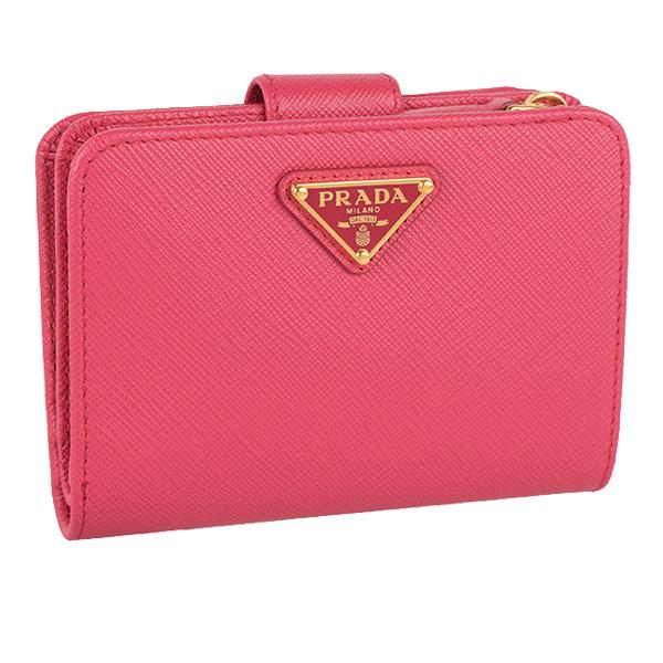 プラダ(PRADA) ピンク レディース二つ折り財布 | 通販・人気ランキング 