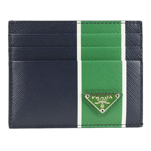ショッパー付き プラダ Prada カードケース メンズ ストライプ アウトレット 2mc223 2mc223saco Bave Zz リヴェラール 通販 Yahoo ショッピング