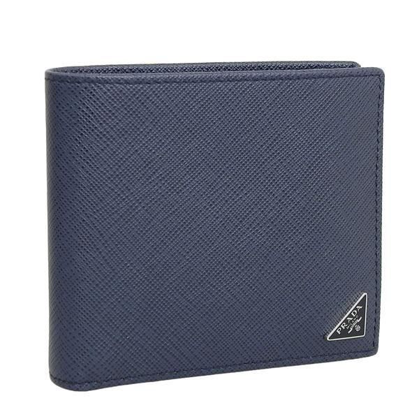 予約販売品 Prada サフィアーノ プラダ 二つ折り財布 メンズ 折り財布 Floridapoolpatio Com