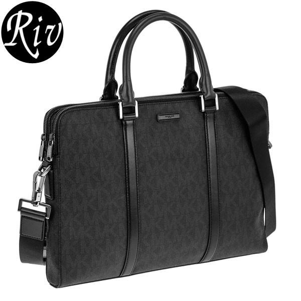 マイケルコース Michael Kors メンズ バッグ ブリーフケース ショルダーバッグ ビジネスバッグ ブラック 黒 Pozega Eu