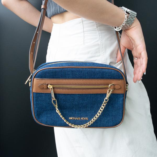 ☆新品 MICHAEL KORS マイケルコース ショルダーバッグ デニム-