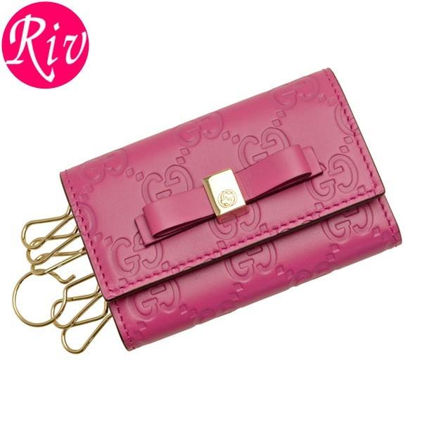 グッチ Gucci キーケース 6連 Bowy ピンク グッチシマレザー 36cwc1g5594 アウトレット レディース 36cwc1g5594 リヴェラール 通販 Yahoo ショッピング