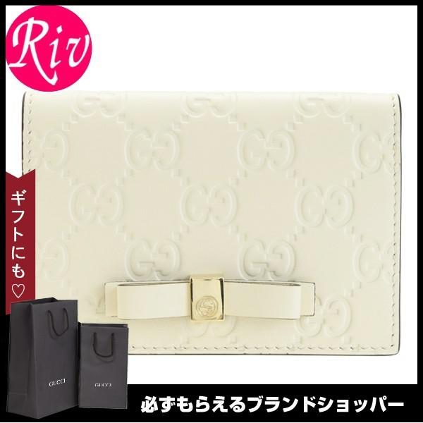 【20時〜24時P10％還元】グッチ GUCCI カードケース パスケース リボン アウトレット 388684 ショッパー付き