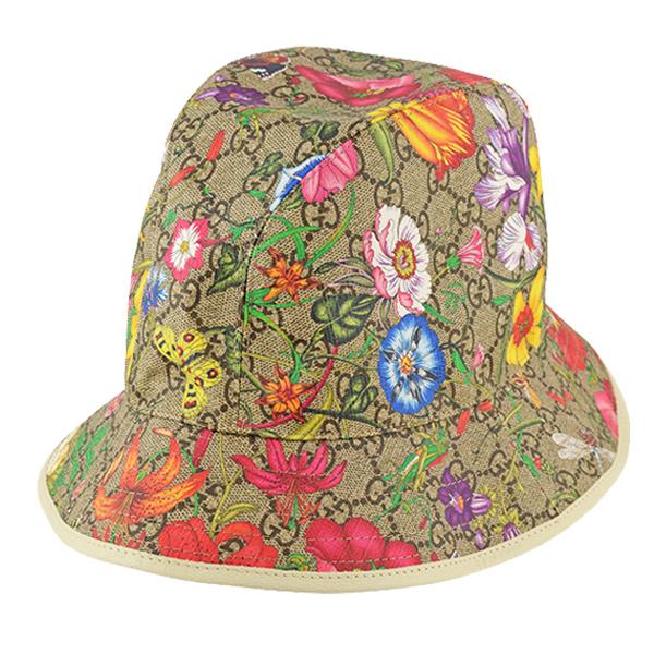 特別送料無料！】 GUCCI グッチ キッズ 花柄ハット M54 ⭐︎新品未使用