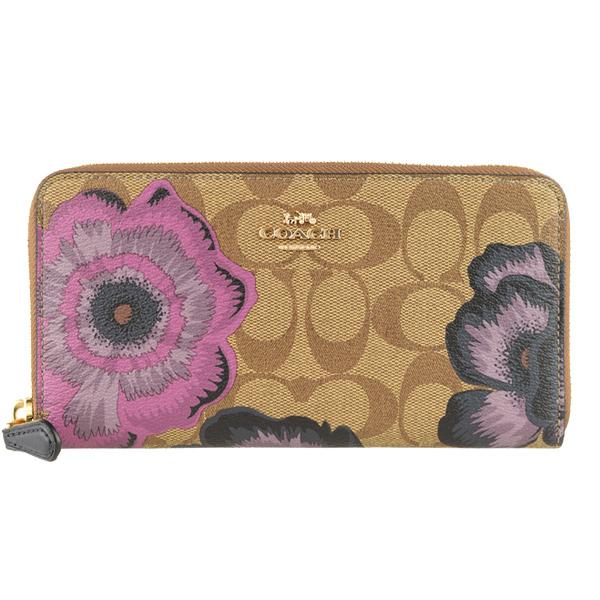 全品10 還元 18日限定 コーチ Coach 財布 長財布 ラウンドファスナー シグネチャー 花柄 アウトレット 6657 6657imroj リヴェラール 通販 Yahoo ショッピング