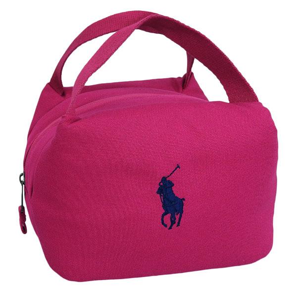 ラルフローレン バッグ レディース ハンドバック ランチバッグ コットン ピンク 9AR078AFX RALPH LAUREN