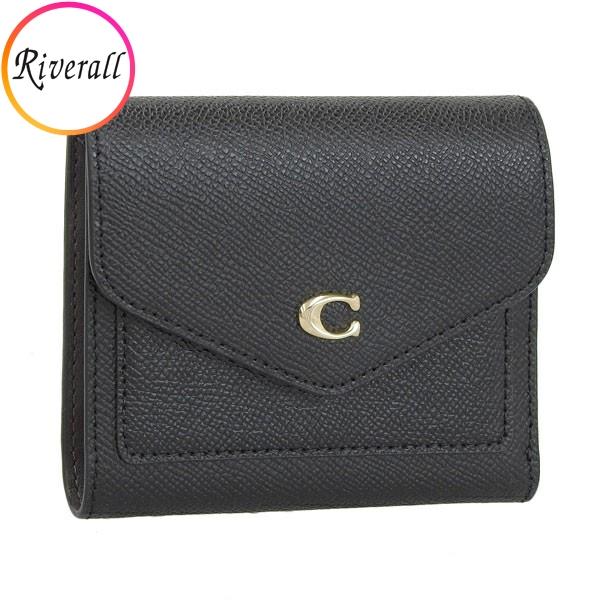 coach black small wallet