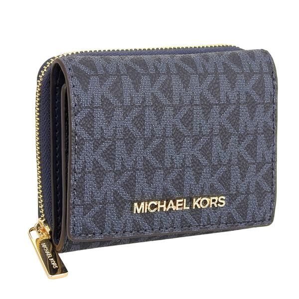 ショッパー付き マイケルコース Michael Kors 財布 折財布 ミニ コンパクト 財布 ネイビー レディース D35h9gtvz5b アウトレット D35h9gtvz5b Admira リヴェラール 通販 Yahoo ショッピング
