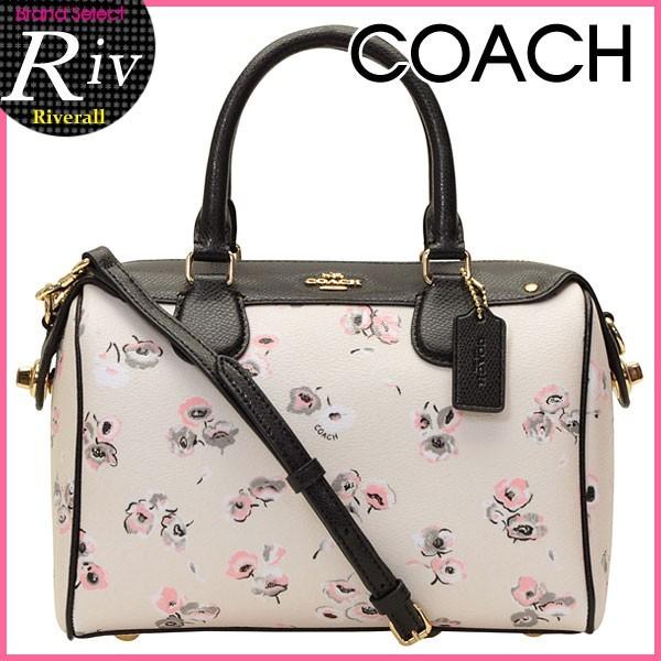 最も Coach チャーム 2way ショルダー 花柄 ミニボストン バッグ コーチ ショルダーバッグ Labelians Fr