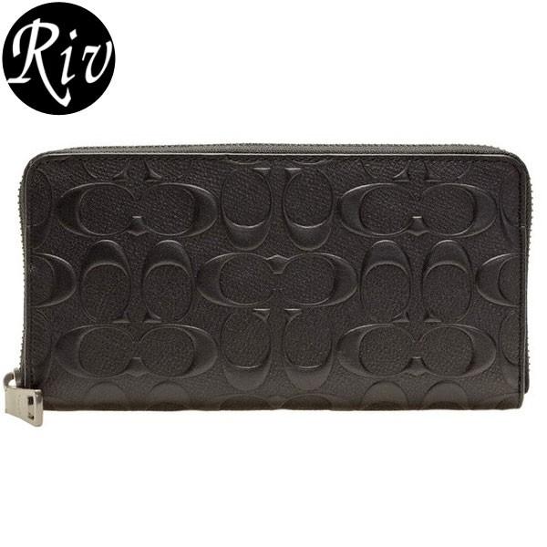 コーチ Coach 長財布 ラウンドファスナー メンズ Fblk ショップ袋付き Fblk リヴェラール 通販 Yahoo ショッピング