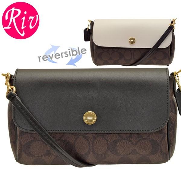10 ポイント還元30日限定 コーチ バッグ Coach ショルダーバッグ 斜めがけ リバーシブル シグネチャー アウトレット F Fimaa8 リヴェラール 通販 Yahoo ショッピング