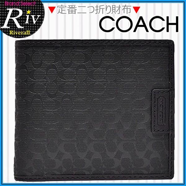 1000円オフクーポン 30日限定 コーチ 財布 Coach メンズ コーチ 財布 シグネチャー F Fblk リヴェラール 通販 Yahoo ショッピング