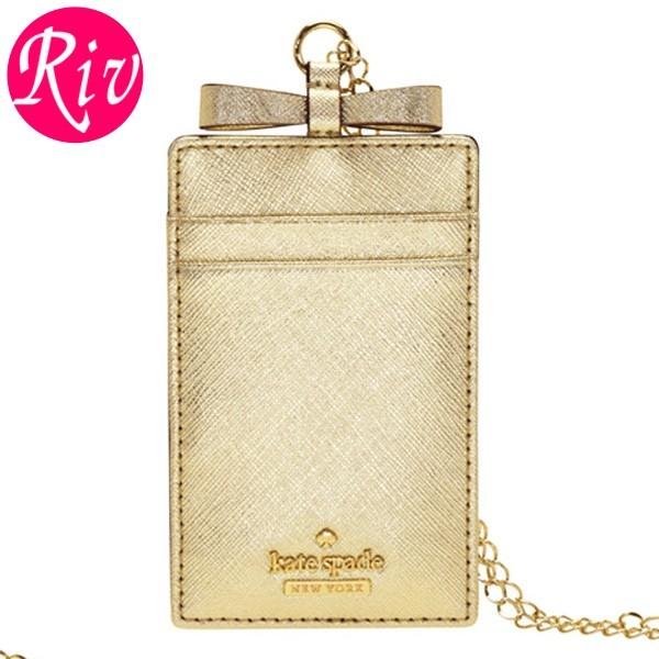 10 P還元5日0時 6日24時 ケイトスペード Kate Spade パスケース 定期入れ チェーン リボン Pwru6015 Pwru6015 711 リヴェラール 通販 Yahoo ショッピング