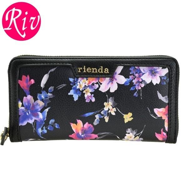 全品10 還元 4日24時 リエンダ Rienda 長財布 ラウンドファスナー 花柄 R R Bk リヴェラール 通販 Yahoo ショッピング