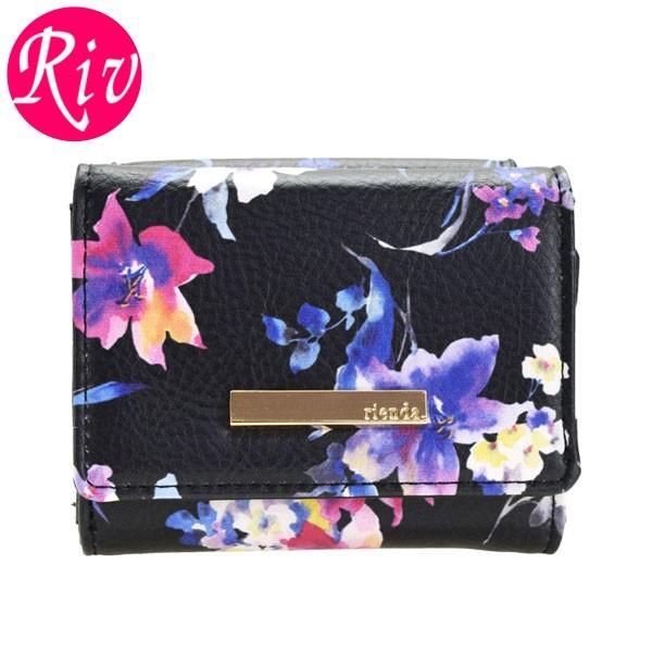 最大3000円オフクーポン配布中 リエンダ Rienda 財布 三つ折り 花柄 R R Bk リヴェラール 通販 Yahoo ショッピング