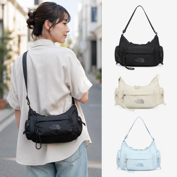 【並行輸入品】 韓国直送 ザノースフェイス バッグ メンズ レディース ショルダーバッグ BONNEY HOBO BAG MINI NN2PS21 THE NORTH FACE ホワイトレーベル 特価