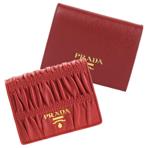 プラダ(PRADA) アウトレット ブランド レディース二つ折り財布 | 通販 