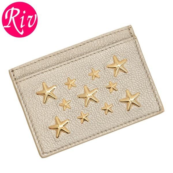 ジミーチュウ JIMMY CHOO カードケース パスケース スター スタッズ  