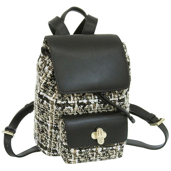 フルラ バッグ レディース リュック リュックサック バックパック バックパック アウトレット ツイード ブラック DANAE MINI BACKPACK WE00609BX31810629S FURLA
