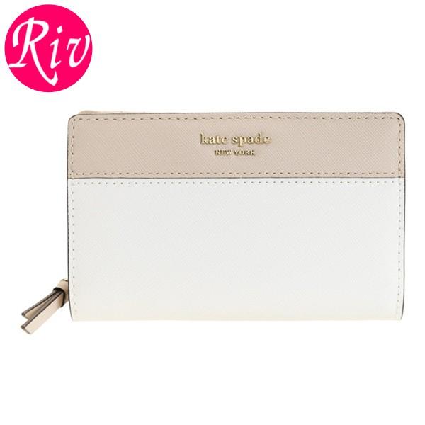 全品10 還元 6日20時 24時迄 ケイトスペード Kate Spade 財布 折財布 二つ折り バイカラー アウトレット Wlru5441 Wlru5441 135 Zz リヴェラール 通販 Yahoo ショッピング