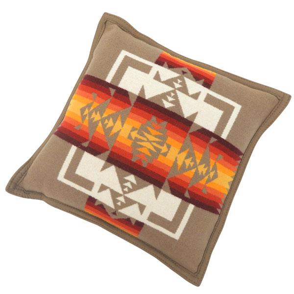 ペンドルトン アウトドア メンズ レディース クッション 40.640.6cm ウール コットン カーキマルチ CHEF JOSEPH PILLOW XP573 51114KHAKI PENDLETON