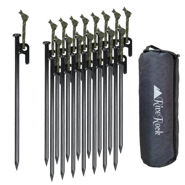 RiveRock(リバロック) ペグハンマー 収納袋 安全キャップ付き ペグ10本 夜光ロープ 強靭 (ハンマー＋ペグ１０本＋収納バック/レッド) 0  RiveRock(リバロック) ペグハンマー 収納袋 安全キャップ付き ペグ10本 夜光ロープ 強靭 (ハンマー＋ペグ１０本＋収納バック/グリーン  ... RiveRock(リバロック) ペグハンマー 帆布バック 収納袋 安全キャップ付き ペグ10本 夜光ロープ 強靭 (ハンマー＋ペグ１