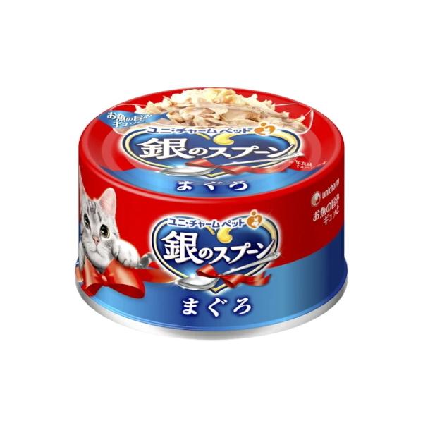他サイト： 【ユニチャーム】銀のスプーン缶　まぐろ　７０ｇの商品画像