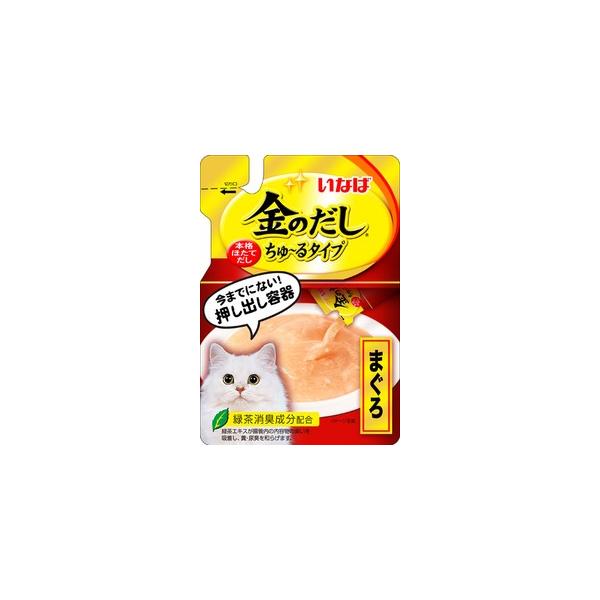 【いなばペット】金のだし　ちゅ〜るタイプ　まぐろ　とりささみ入り　１４０ｇ　ＩＣ−１８１