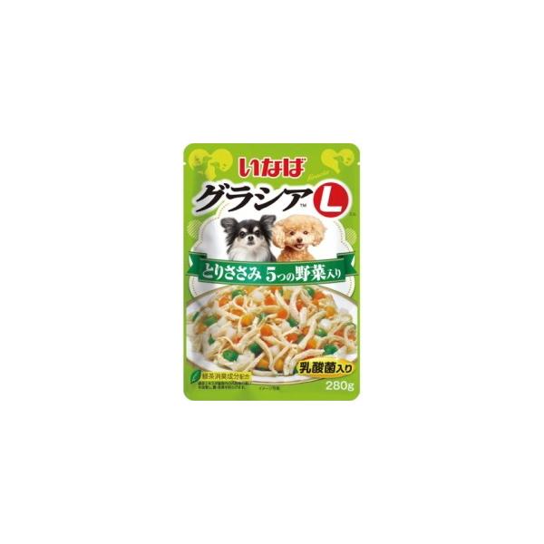 【いなばペット】グラシアＬ　とりささみ　５つの野菜入り　２８０ｇｘ２４個（ケース販売）