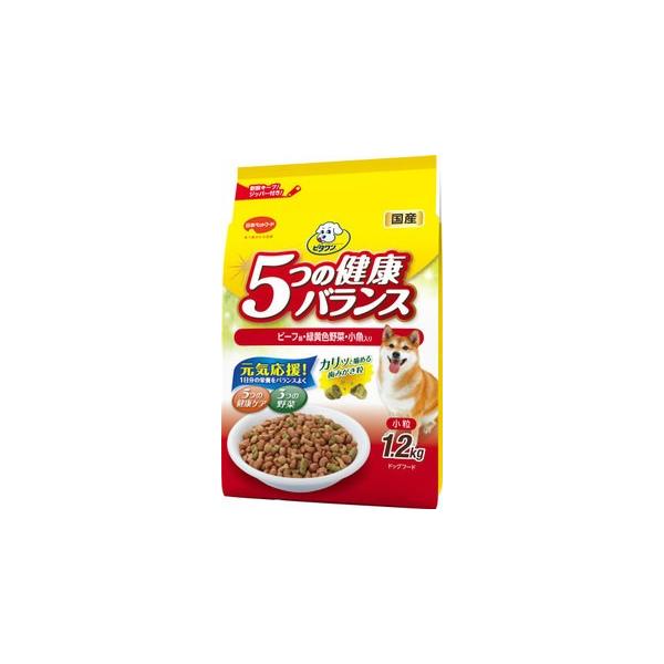 他サイト： 【日本ペット】ビタワン５つの健康バランス　ビーフ味・野菜入り　小粒　１．２ｋｇの商品画像