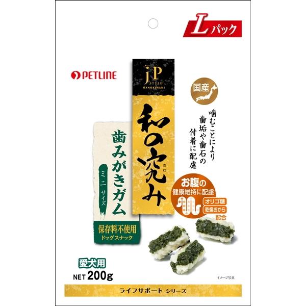他サイト： 【ペットライン】ジェーピースタイル　和の究み　歯みがきガム　ミニサイズ　２００ｇの商品画像