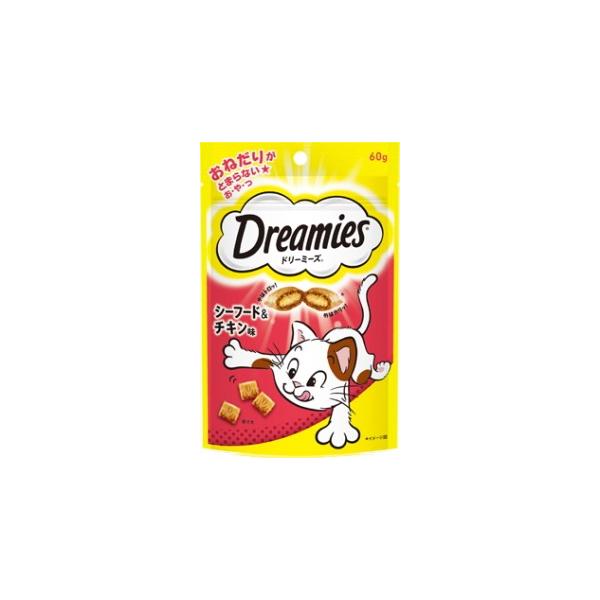 【マースジャパン】ドリーミーズ　シーフード＆チキン味　６０ｇ