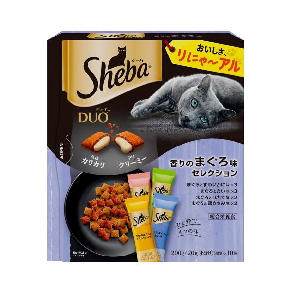 Shebaマグロ&カツオ味グルメセレクション Amazon.co.jp: シーバ (Sheba) とろ~り メルティ まぐろ&かつお