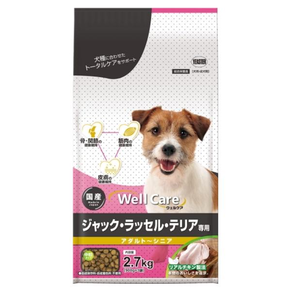 【イースター】ウェルケア　ジャック・ラッセル・テリア専用　アダルト〜シニア　２．７ｋｇｘ４個（ケース販売）