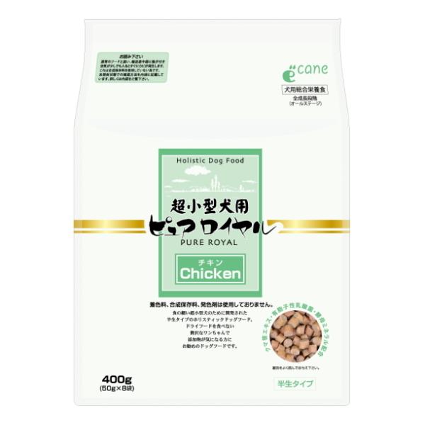 ジャンプ】超小型犬用ピュアロイヤル チキン 400g : リバーサイド