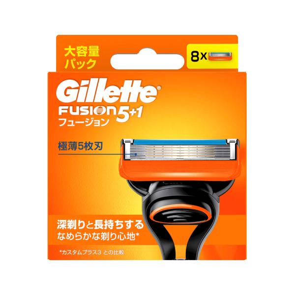 Gillette Fusion 5+1 替え刃 8個入り×3セット ジレット フュージョン5+1 専用替刃 8コ入 Gillette Fusion 5+1