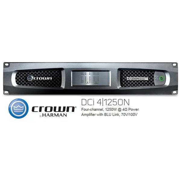 アンプ Crown DCI4 1250N CROWN/クラウン （AMCRON） DCi Series Network 4チャンネルモデル