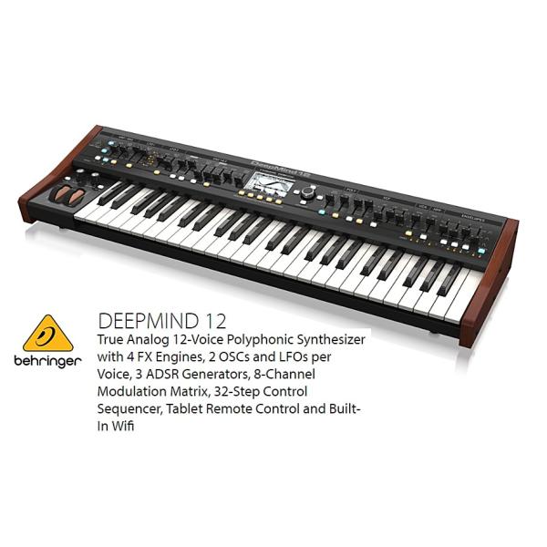 BEHRINGER/べリンガー アナログ12ボイス 49鍵ポリフォニック・シンセサイザー DEEPMIND 12