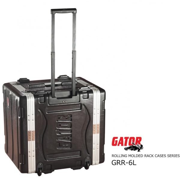 GATOR CASES GATOR 6U キャスター付きPE製ラックケース GRR-6L