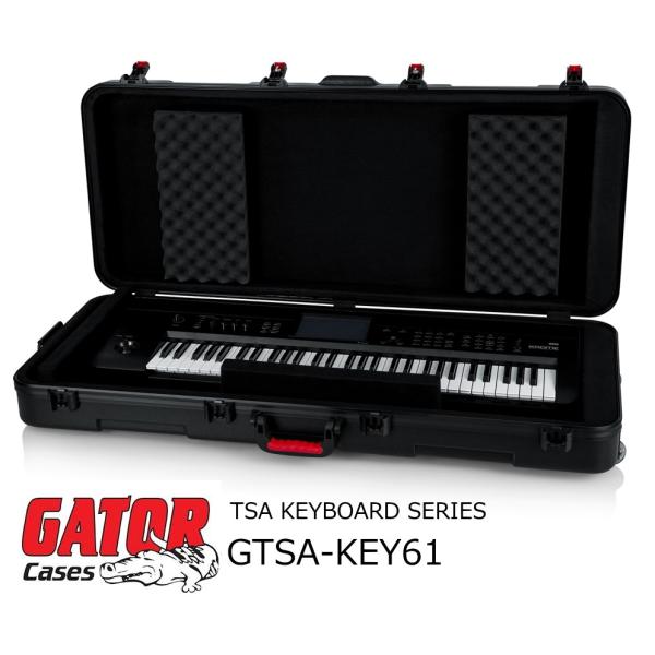 GATOR ハードケース 楽器用ケース61鍵用 GTSA-KEY61 GATOR CASES GATOR 61鍵用キーボードハードケース GTSA-KEY61 : RIZING