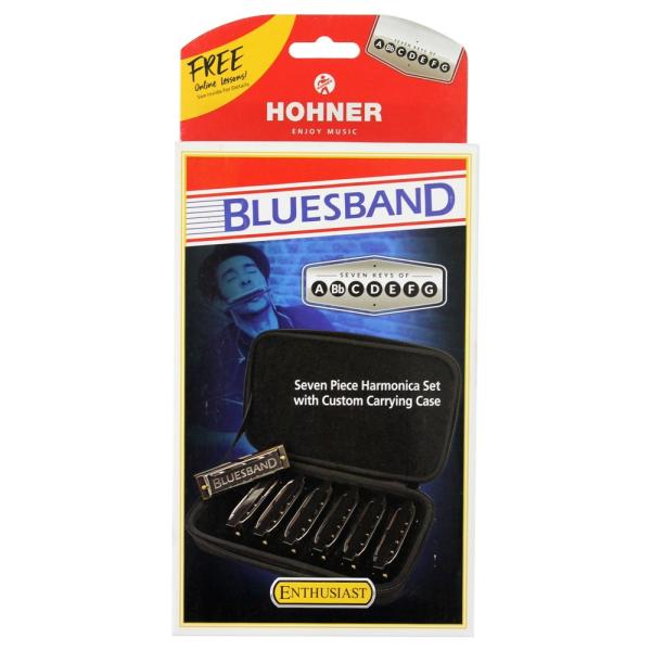ブルースハーモニカ7本セット HOHNER/ホーナー ブルースハープ7本セット Blues Band Harmonica