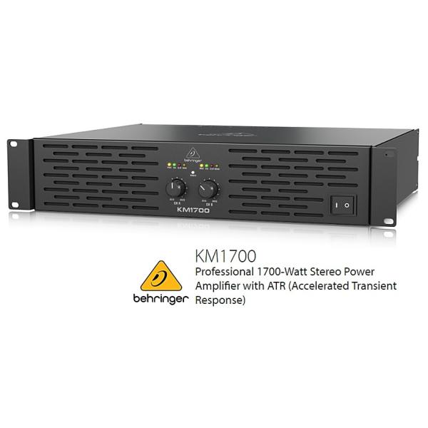 Behringer km1700 パワーアンプ BEHRINGER（ベリンガー） BEHRINGER/べリンガー 800W×2（4Ω） ステレオ