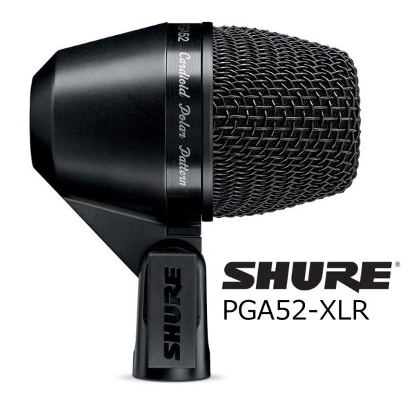 SHURE　楽器用ダイナミック・マイクロホン//XLRケーブル付属　PGA52-XLR