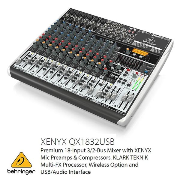 BEHRINGER ベリンガー XENYX QX1832USB アナログミキサー BEHRINGER ベリンガーQX1832USB XENYX アナログミキサー | USB