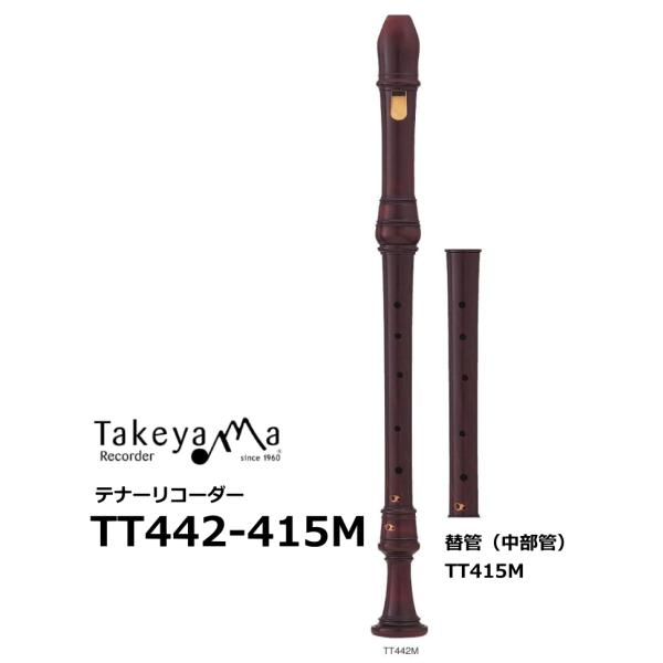タケヤマリコーダー 木製テナーリコーダー モダン バロックピッチ