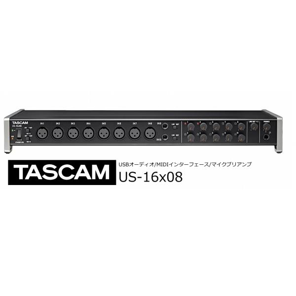 TASCAM/US-16x08 オーディオインターフェイス MIDI Amazon.com: Tascam US-16x08 Rackmount USB Audio/MIDI