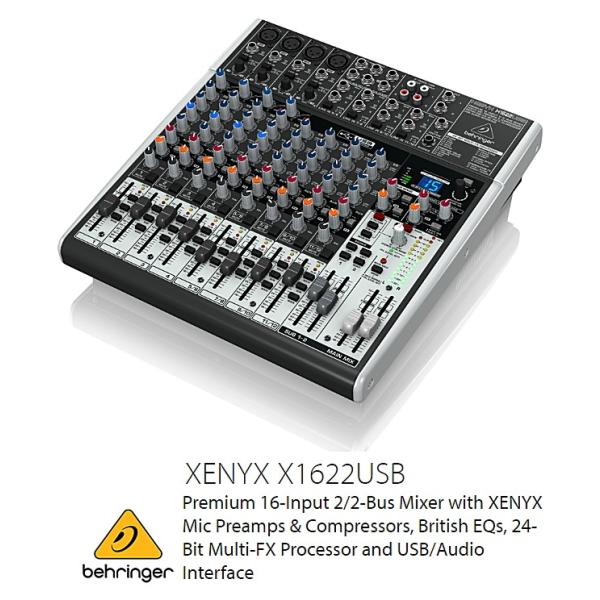 BEHRINGER ベリンガー アナログミキサー XENYX X1622USB Behringer | Product | XENYX X1622USB