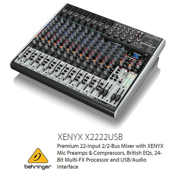 即日発送　BEHRINGER XENYX X2222USB ミキサー BEHRINGER X2222USB XENYX アナログミキサー｜FULL-TEN