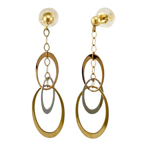 イエローゴールドピアス K18刻印あり　未使用 ピアス 18金 K18イエローゴールド レディース 新品 : R&Kリサイクル